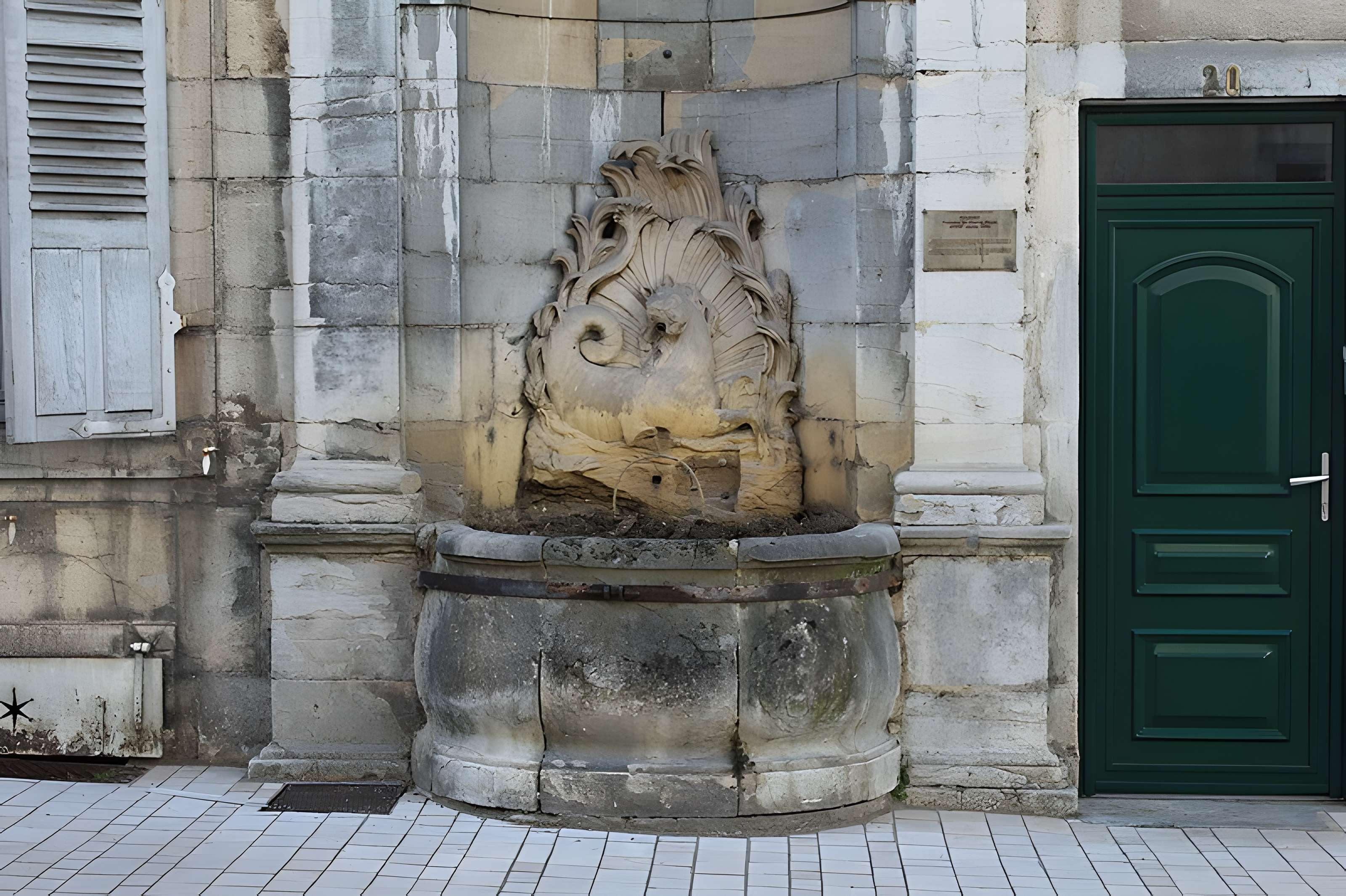 Fontaine du Cheval Marin de Poligny