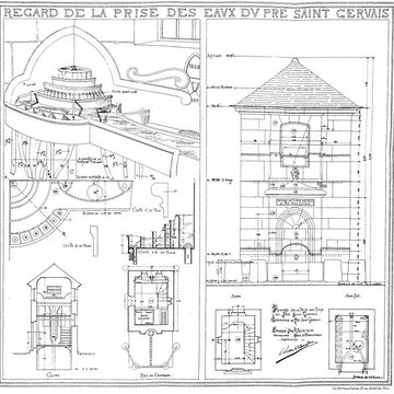 Eaux du Pré-Saint-Gervais : Fontaine du Pré-Saint-Gervais