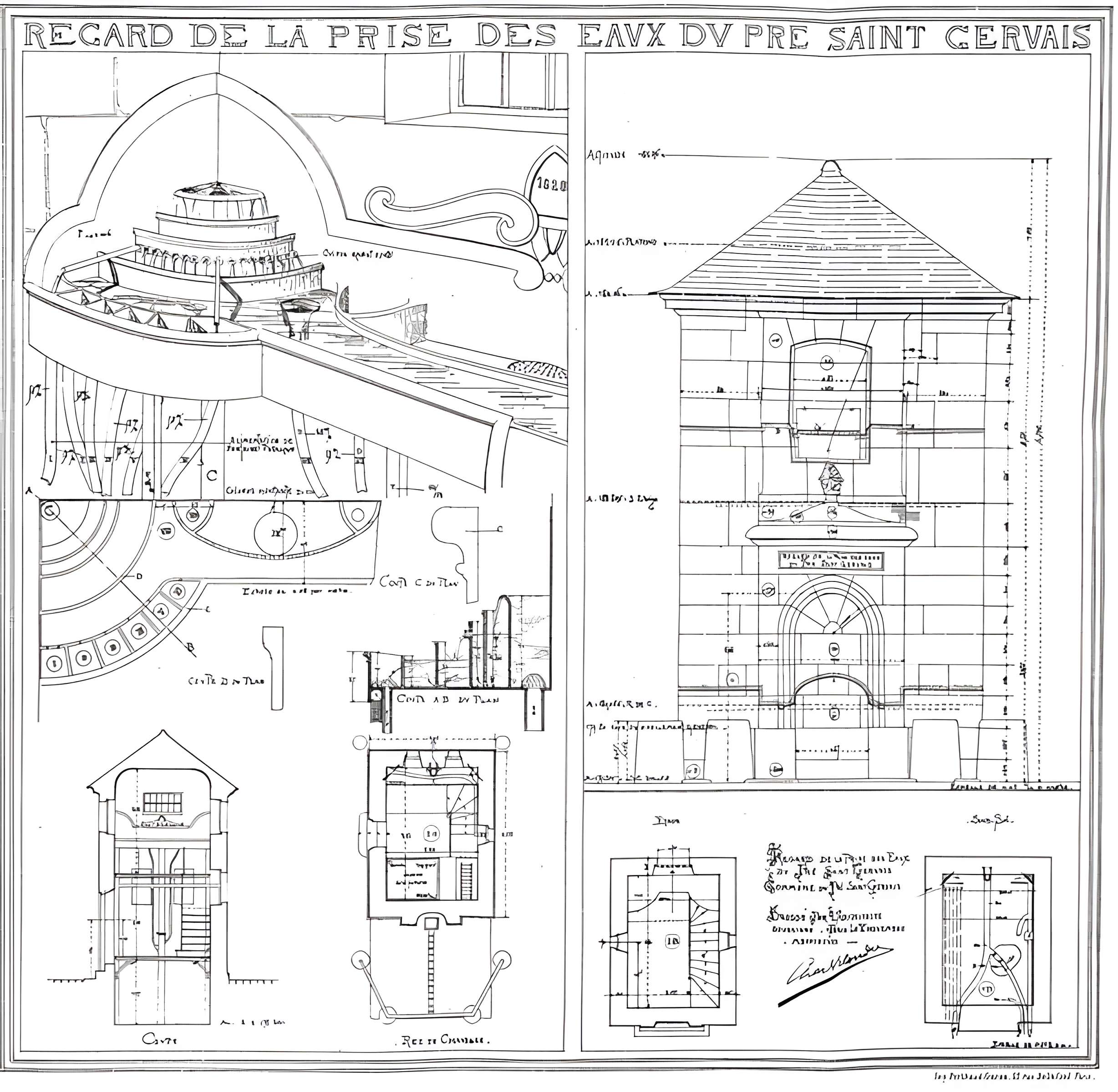 Eaux du Pré-Saint-Gervais : Fontaine du Pré-Saint-Gervais