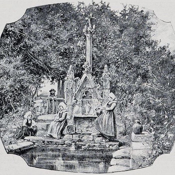 Photo de Fontaine et calvaire du Drennec de Clohars-Fouesnant