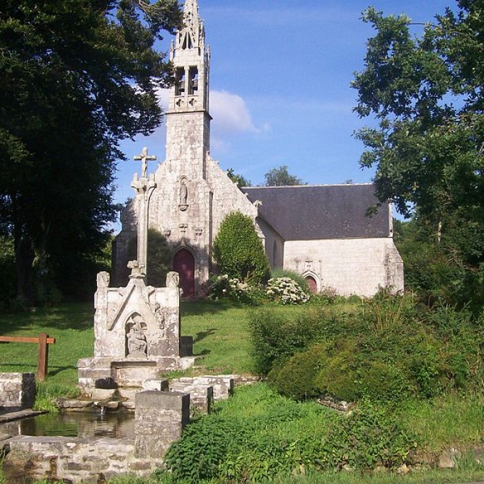Photo de Fontaine et calvaire du Drennec de Clohars-Fouesnant