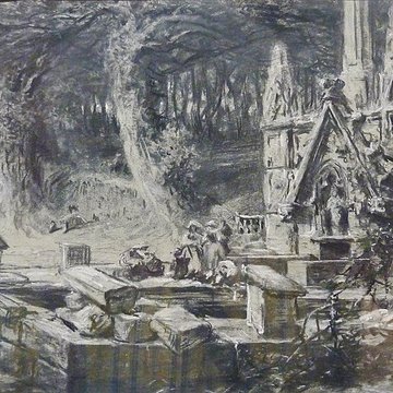 Fontaine et calvaire du Drennec de Clohars-Fouesnant