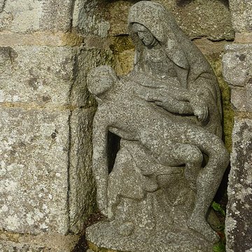 Fontaine et calvaire du Drennec de Clohars-Fouesnant
