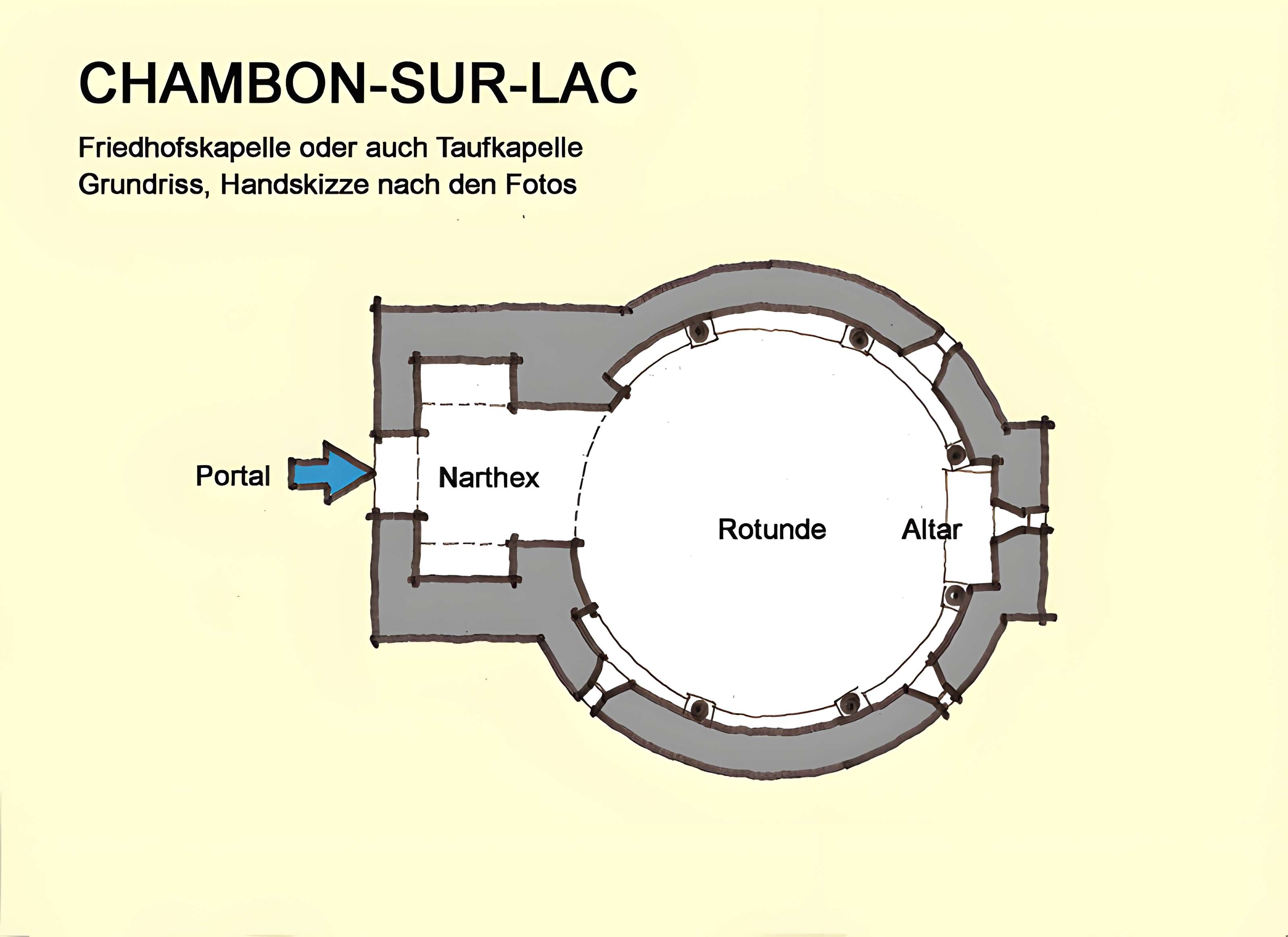 Chapelle funéraire de Chambon-sur-Lac