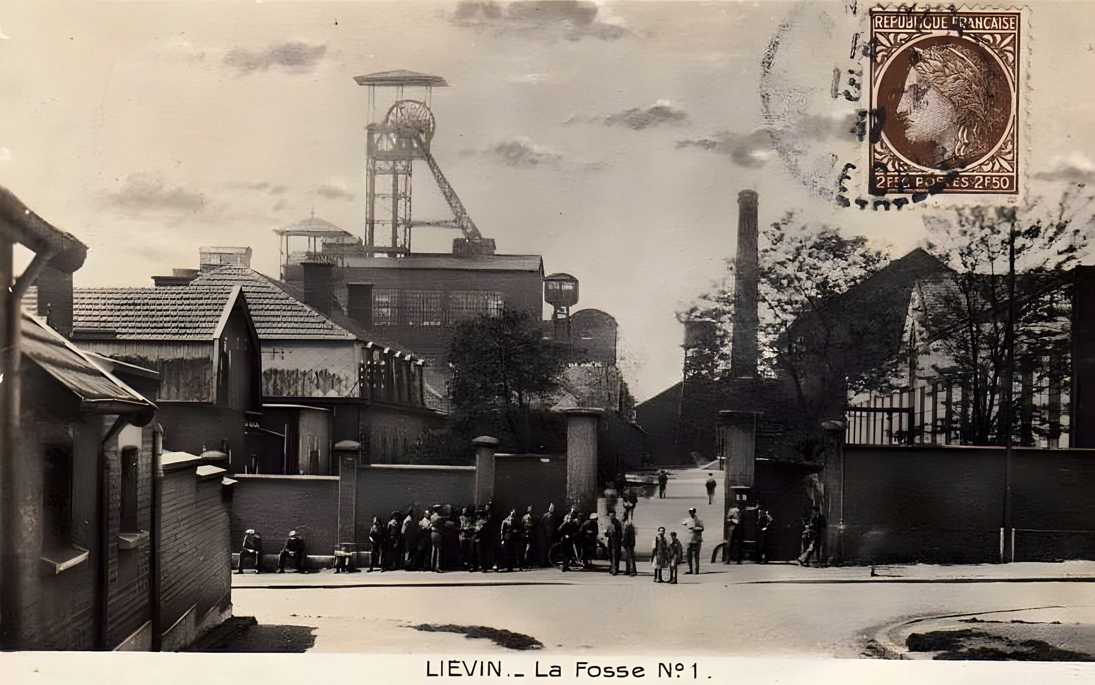 Fosse n° 1 - 1 bis - 1 ter des mines de Liévin à Liévin