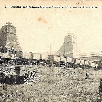 Ancien carreau de la fosse n 1 de la compagnie des mines de Vicoigne-Noeux-Drocourt