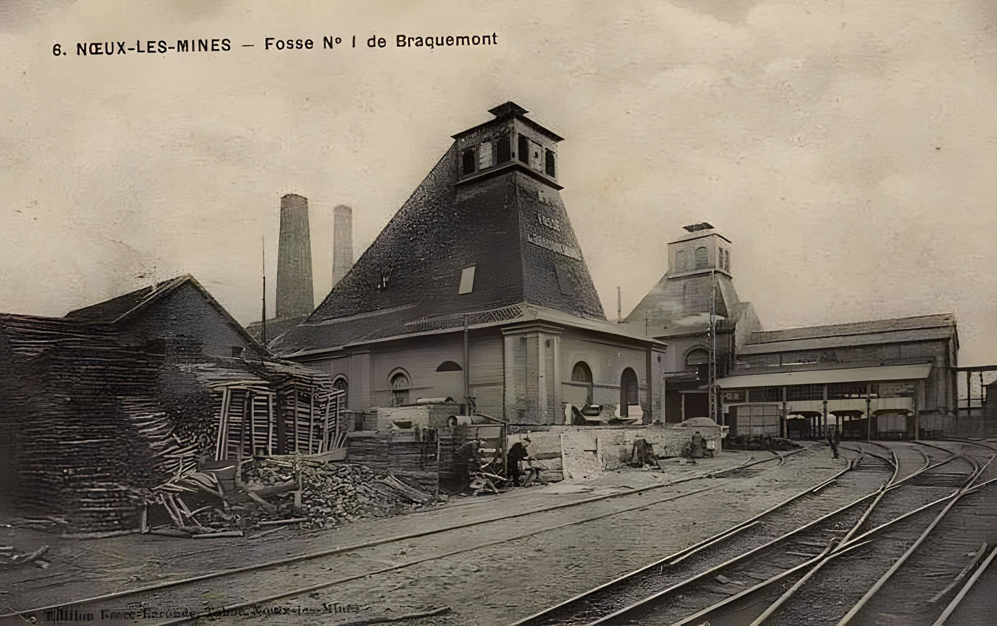 Fosse n° 1 et 1 bis des mines de Noeux 