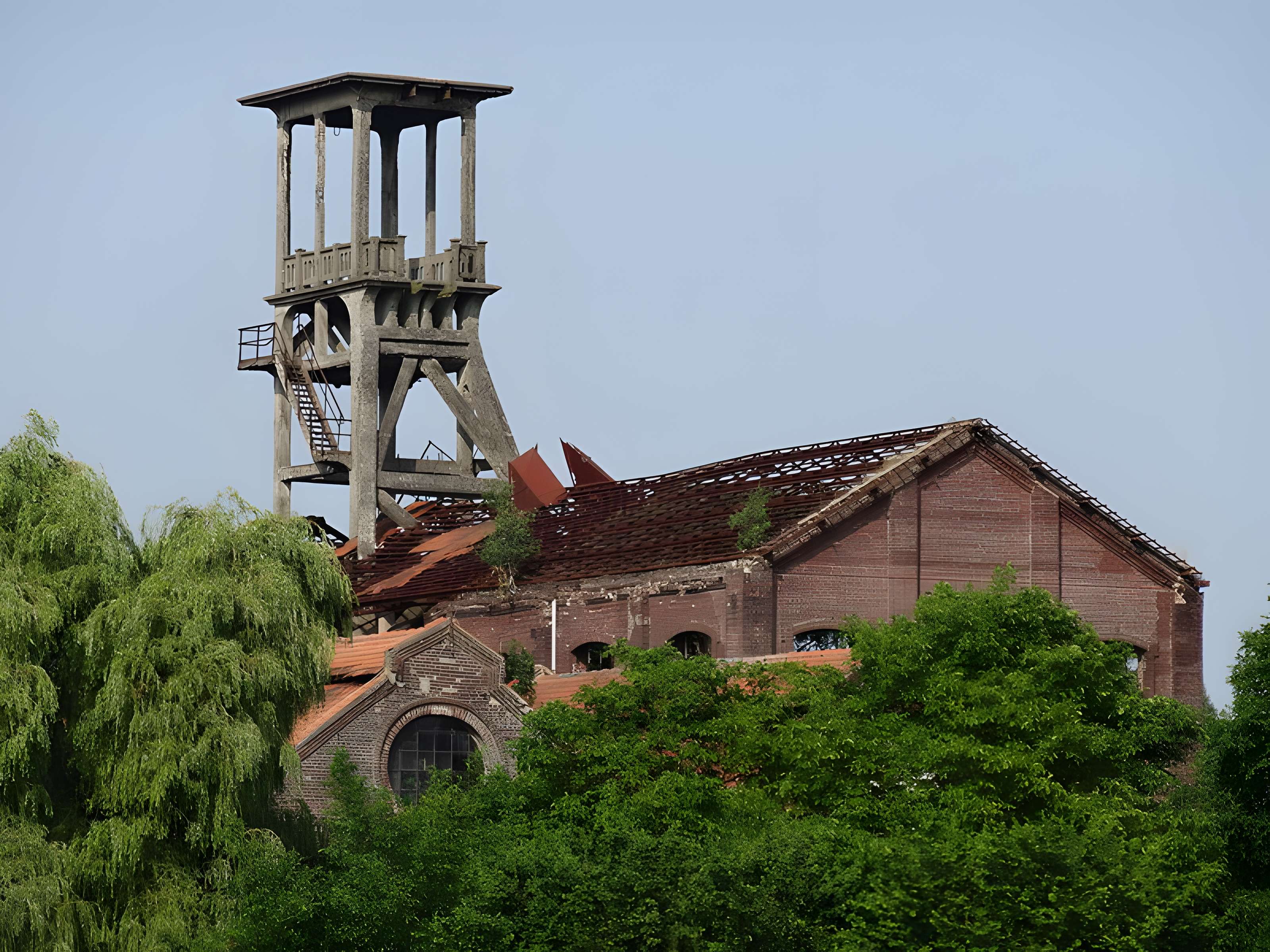 Fosse n° 2 des mines de Flines à Anhiers