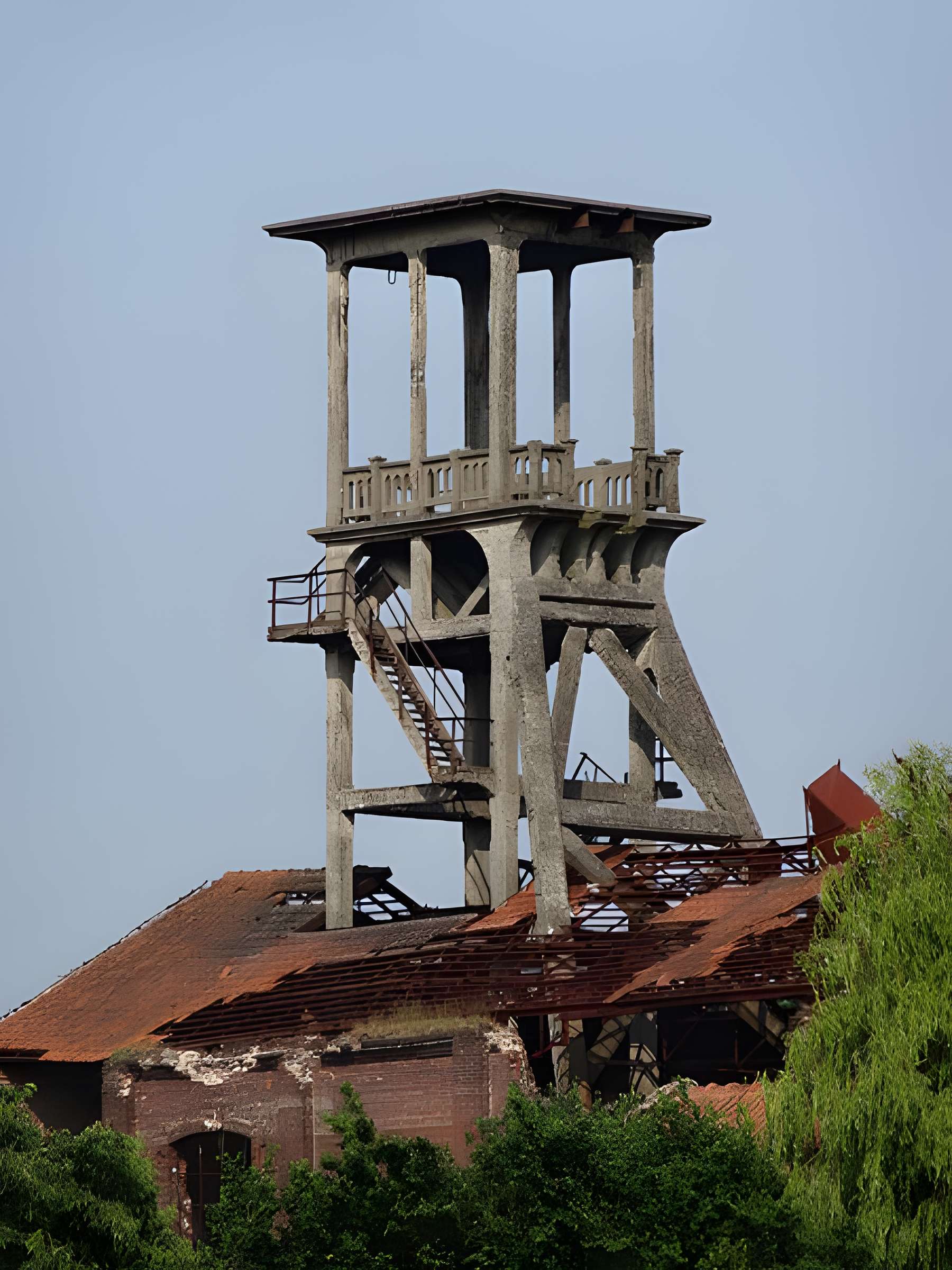 Fosse n° 2 des mines de Flines à Anhiers