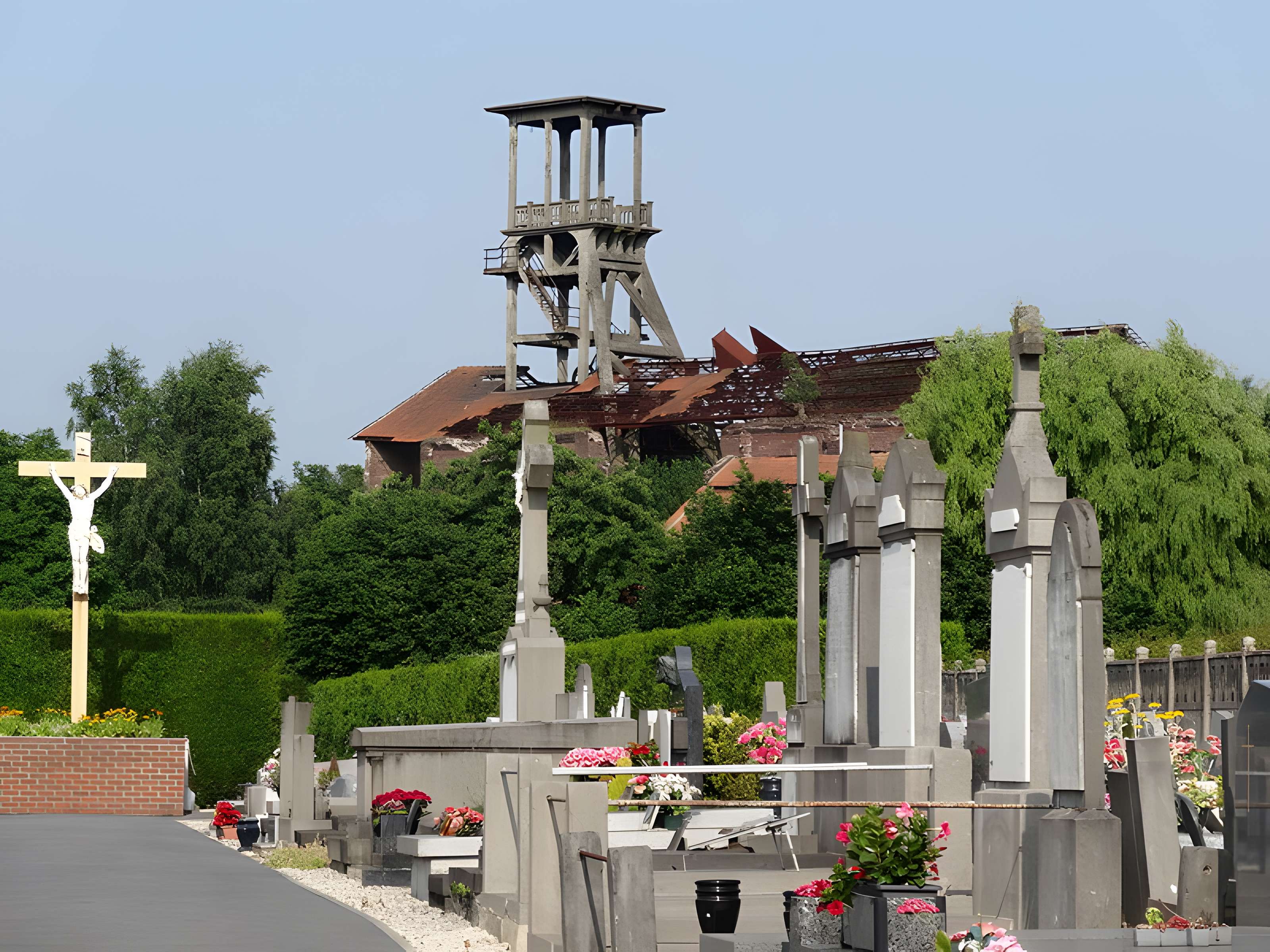 Fosse n° 2 des mines de Flines à Anhiers