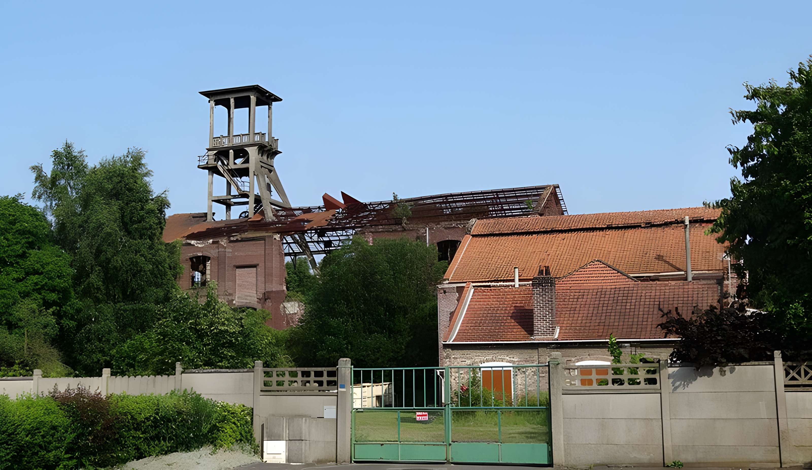 Fosse n° 2 des mines de Flines à Anhiers