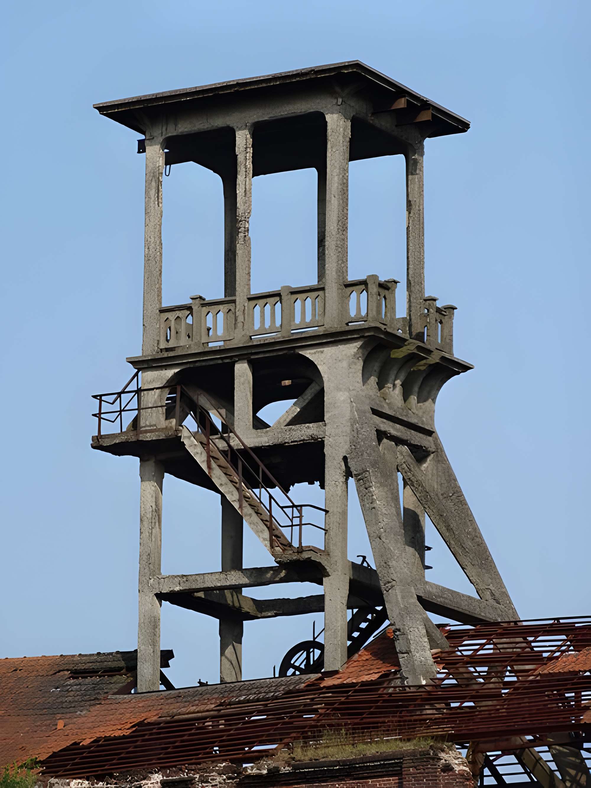 Fosse n° 2 des mines de Flines à Anhiers