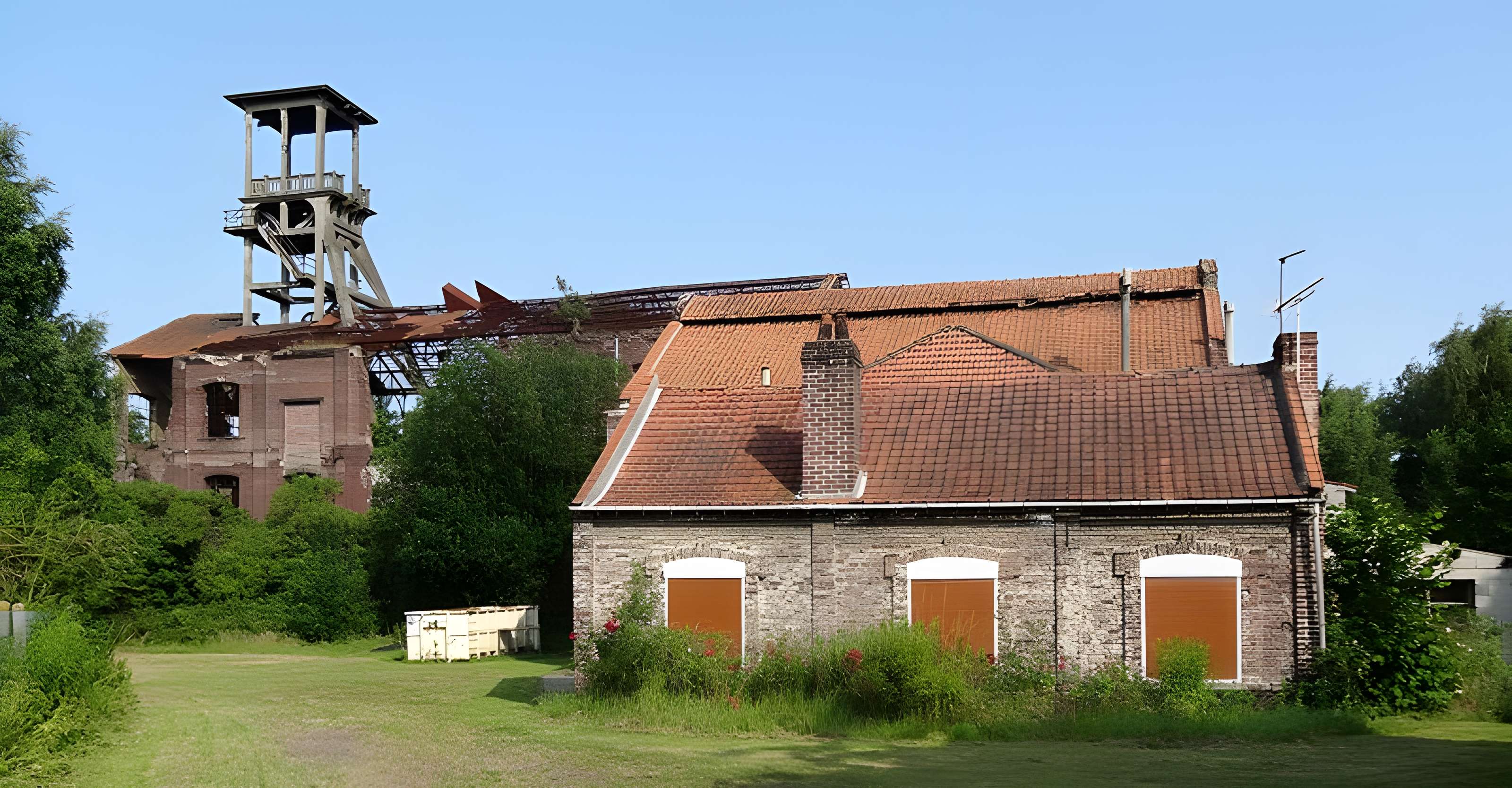 Fosse n° 2 des mines de Flines à Anhiers