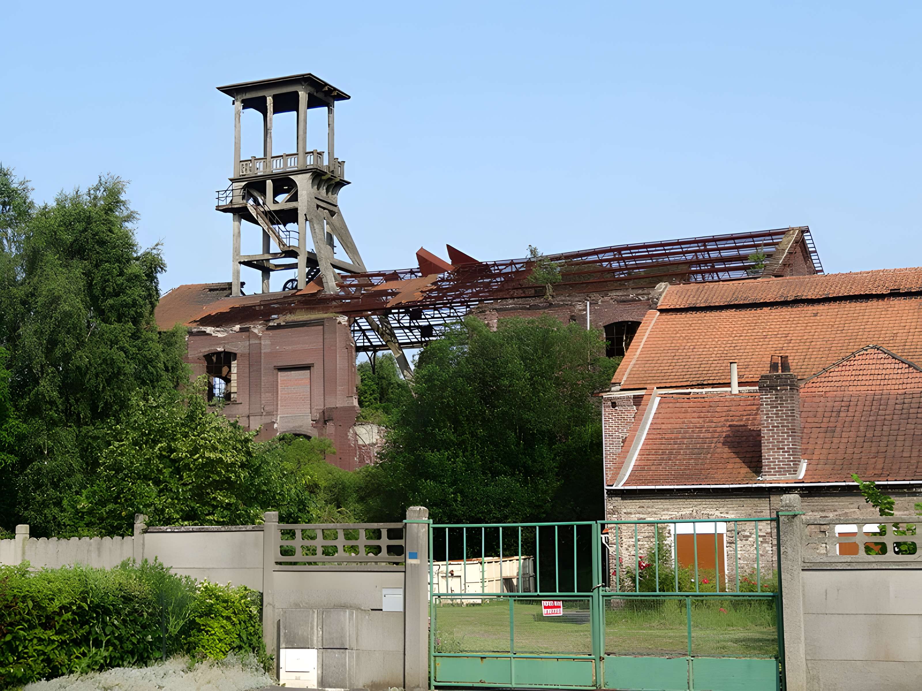 Fosse n° 2 des mines de Flines à Anhiers