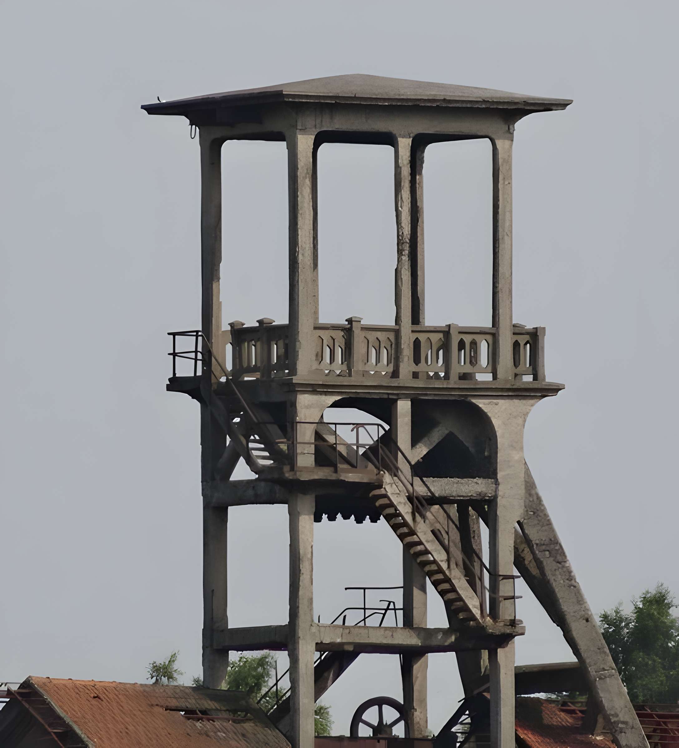 Fosse n° 2 des mines de Flines à Anhiers