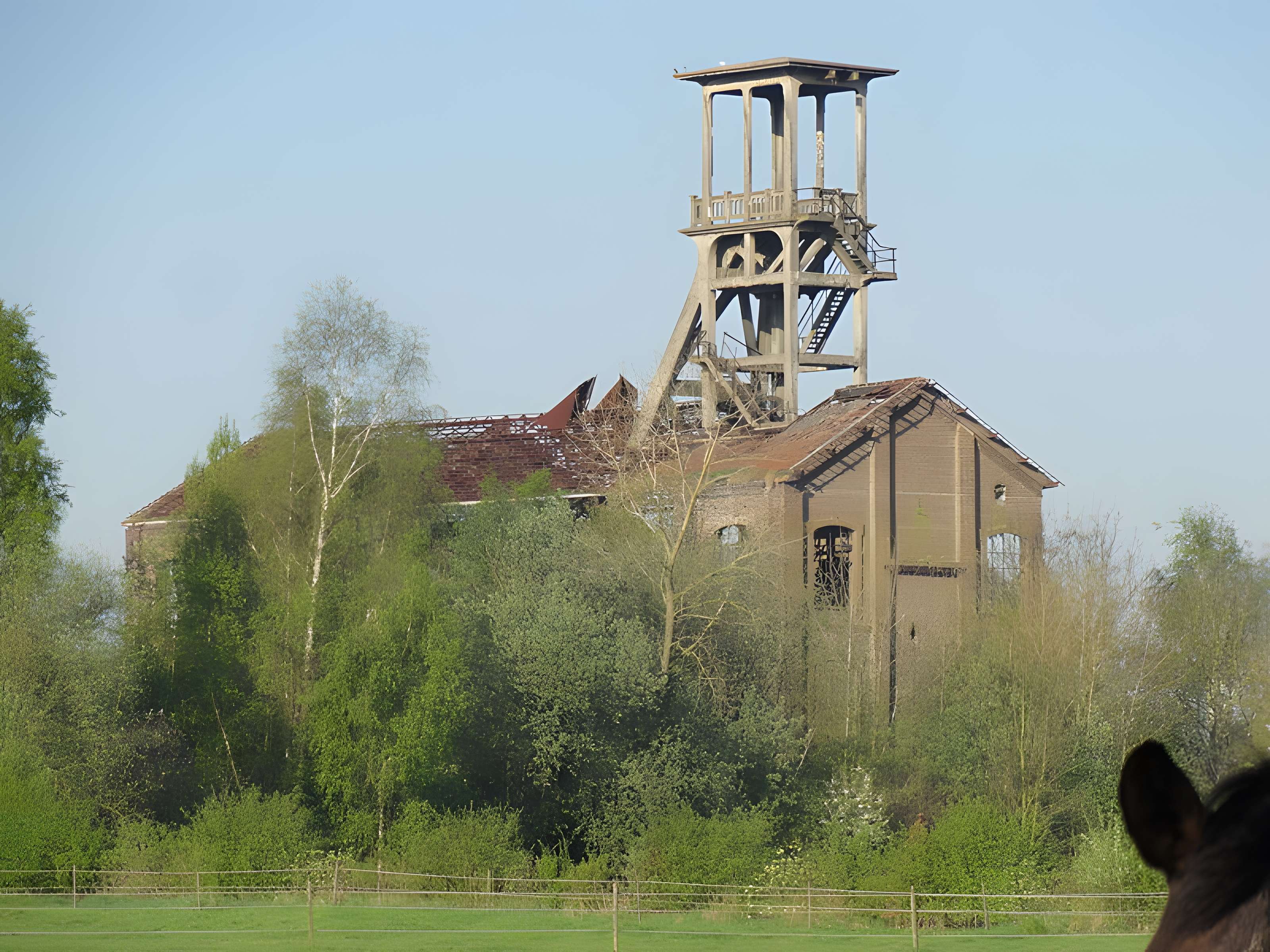 Fosse n° 2 des mines de Flines à Anhiers