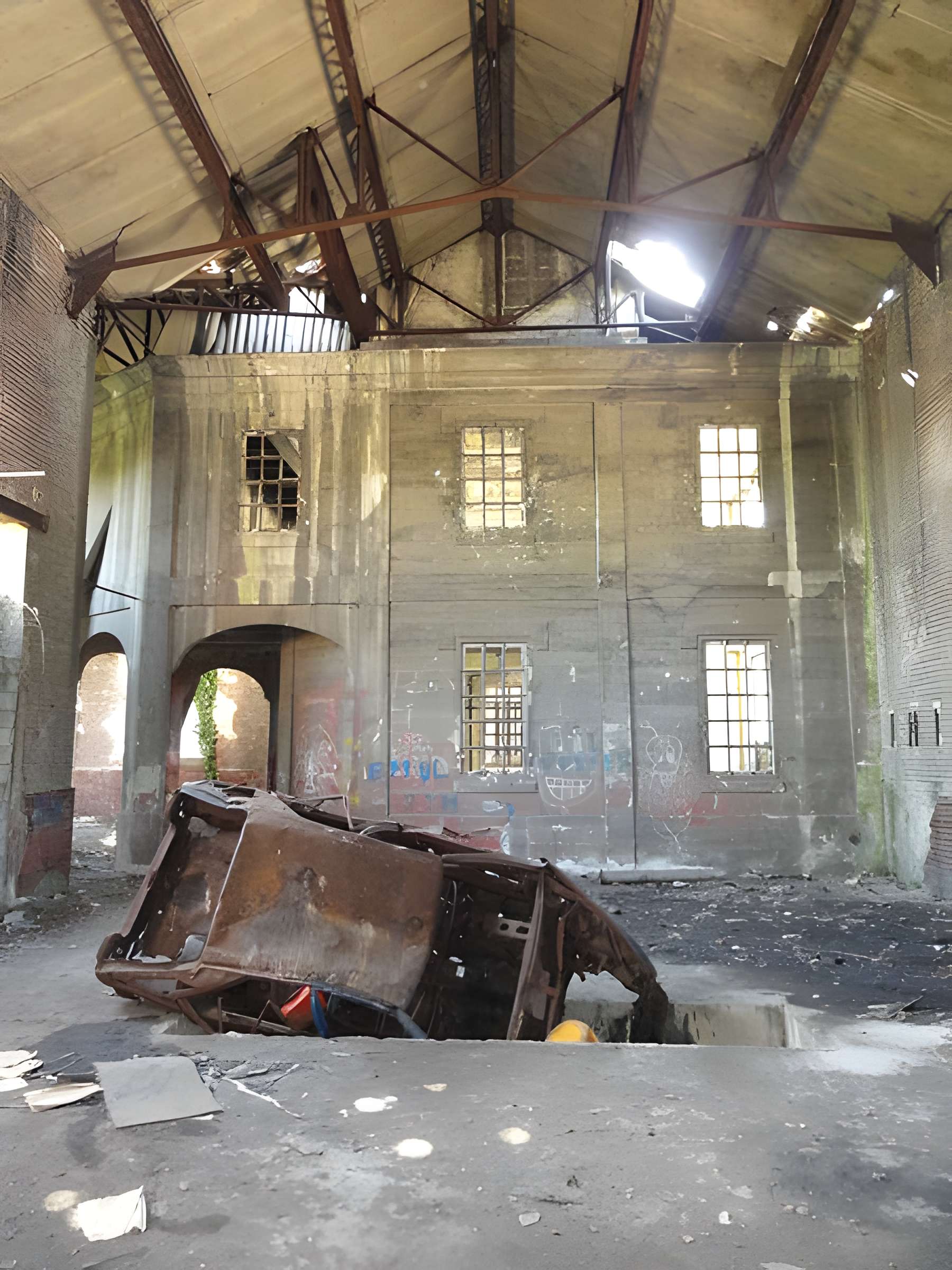 Fosse n° 6 des mines de Lens à Haisnes