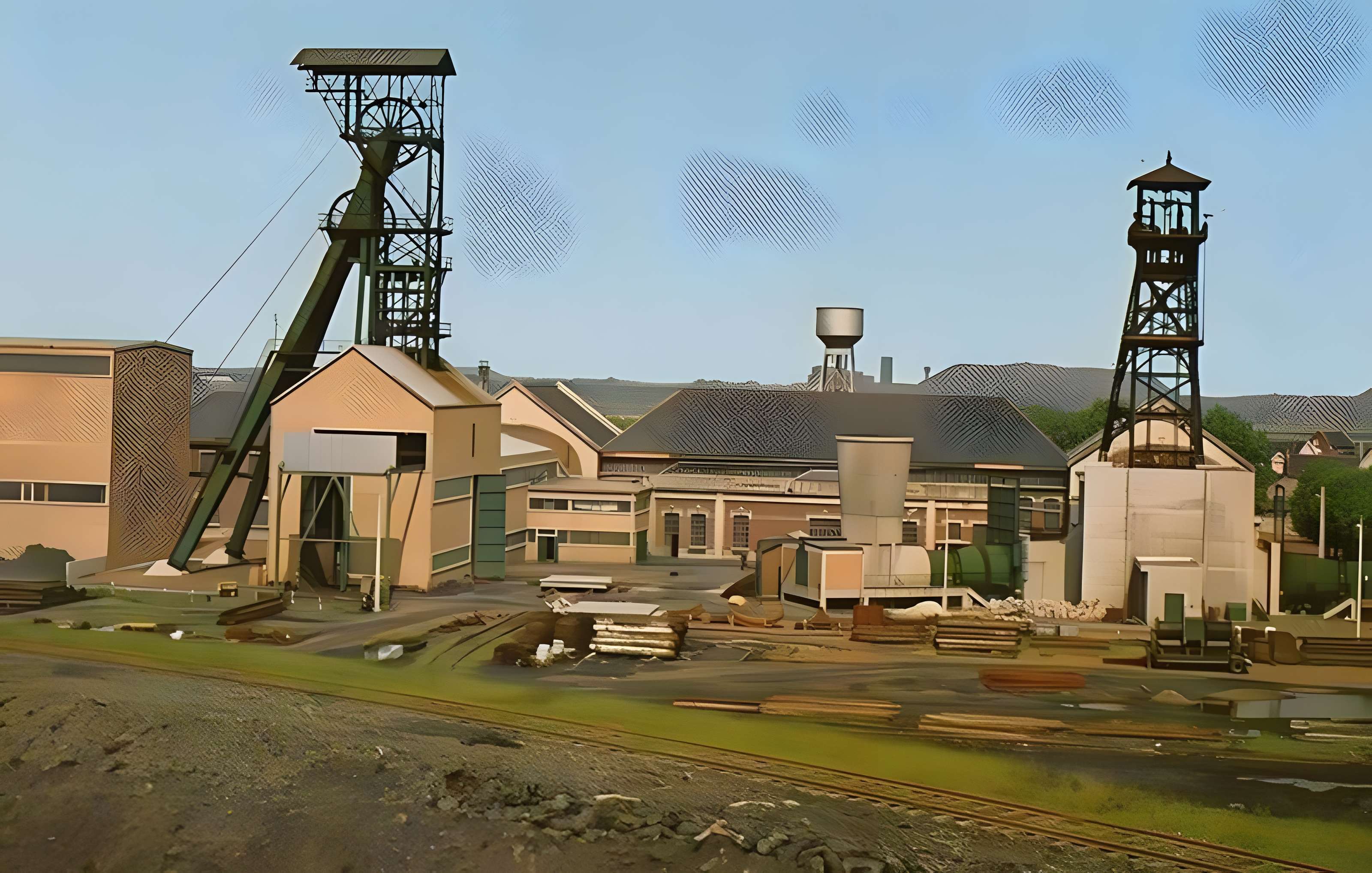 Fosse n° 8 - 8 bis des mines de Dourges à Évin-Malmaison