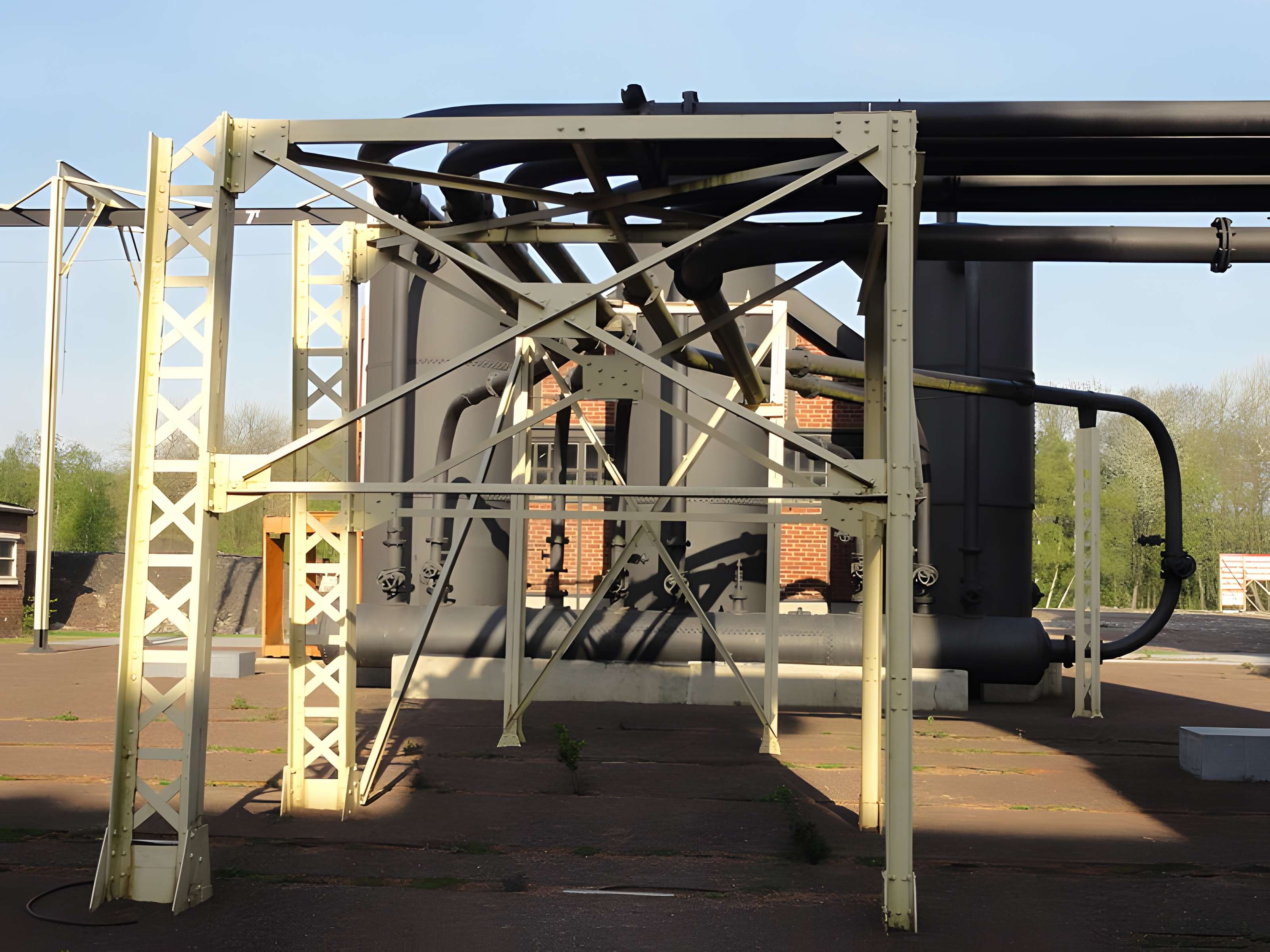 Fosse n° 9 et 9 bis des mines de Dourges à Oignies