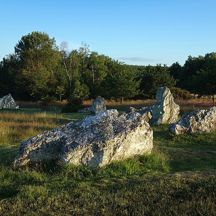 Photo de Hémicycle mégalithique et tertre tumulaire de Cojoux à Saint-Just