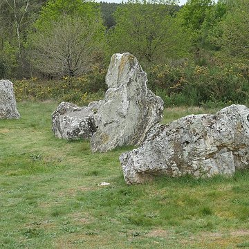 Hémicycle mégalithique et tertre tumulaire de Cojoux à Saint-Just