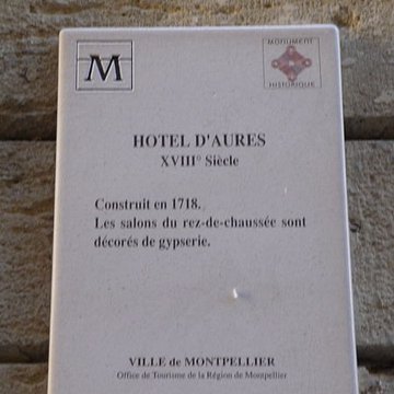 Hôtel dAurès à Montpellier