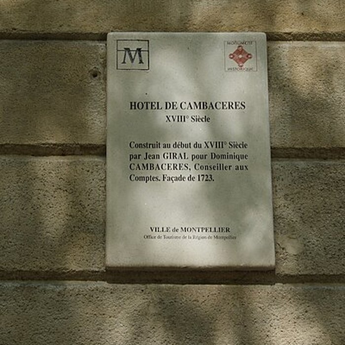 Photo de Hôtel de Cambacérès-Murles à Montpellier