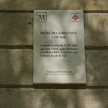 Hôtel de Cambacérès-Murles à Montpellier