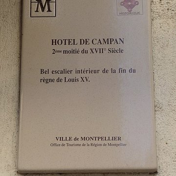 Hôtel de Campan à Montpellier