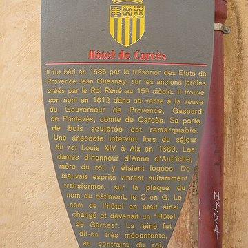 Hôtel de Carcès à Aix-en-Provence