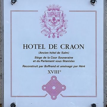 Hôtel de Craon à Nancy 
