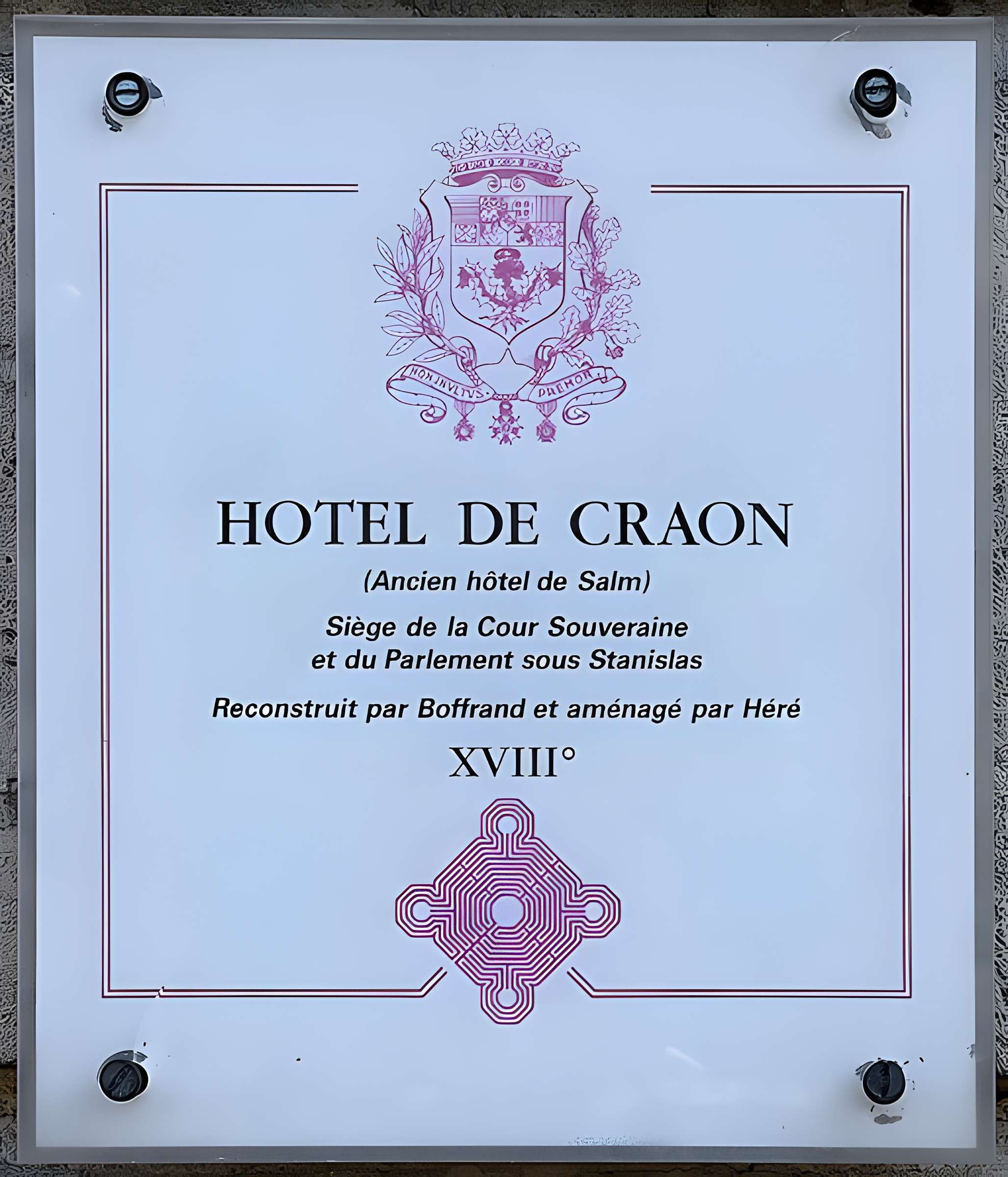 Hôtel de Craon à Nancy 