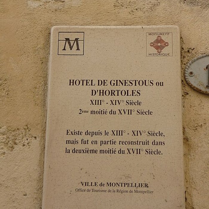 Photo de Hôtel de Ginestous à Montpellier