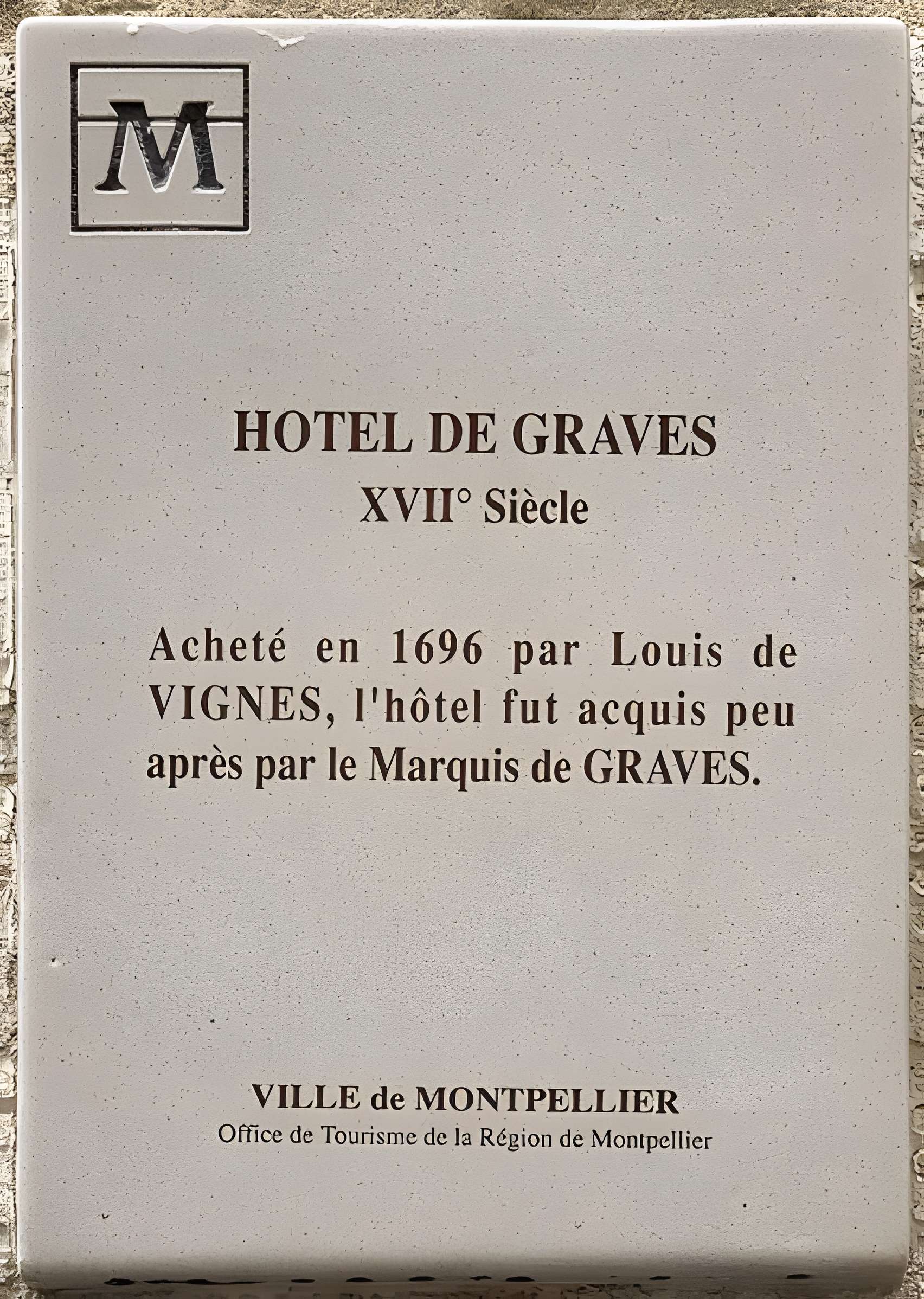 Hôtel de Grave à Montpellier