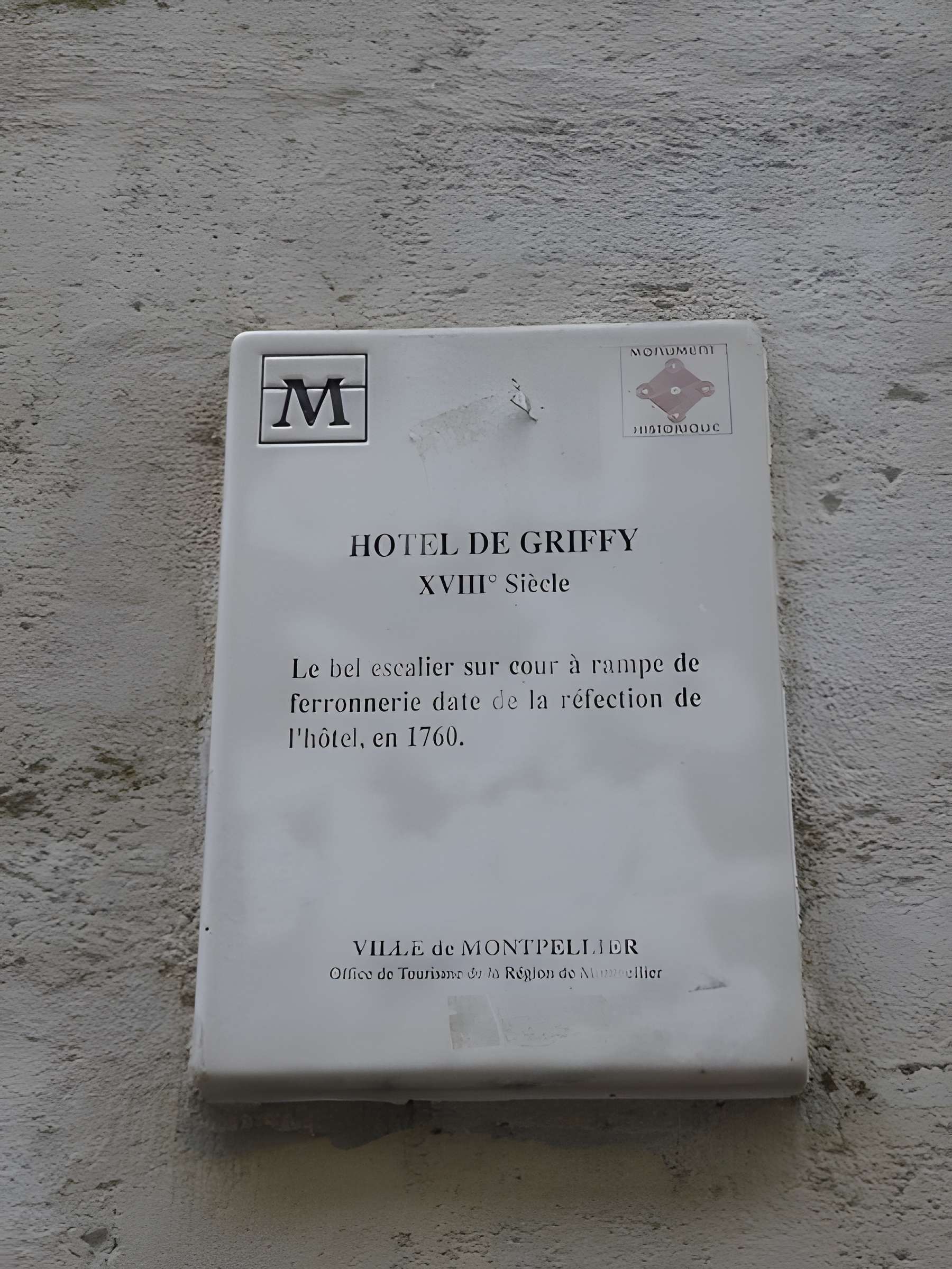 Hôtel de Griffy à Montpellier