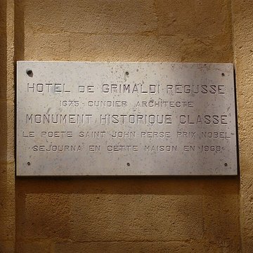 Hôtel de Grimaldi-Régusse à Aix-en-Provence