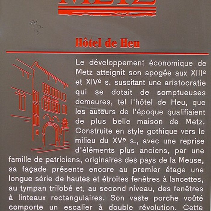 Photo de Hôtel de Heu à Metz