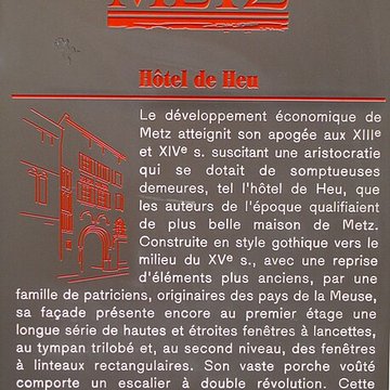 Hôtel de Heu à Metz