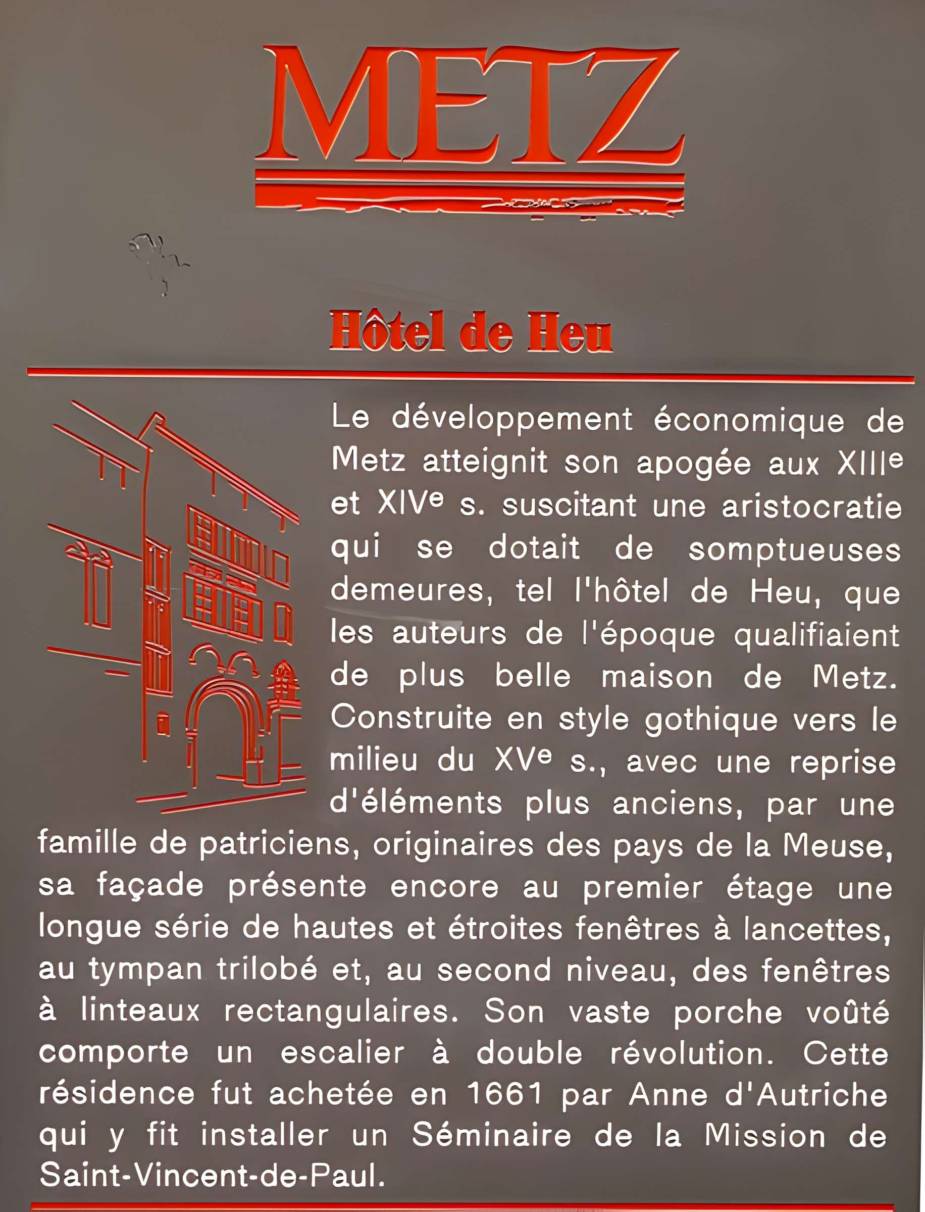 Hôtel de Heu à Metz