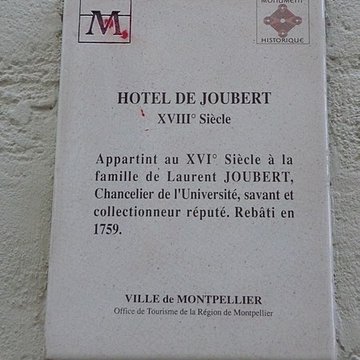 Hôtel de Joubert à Montpellier