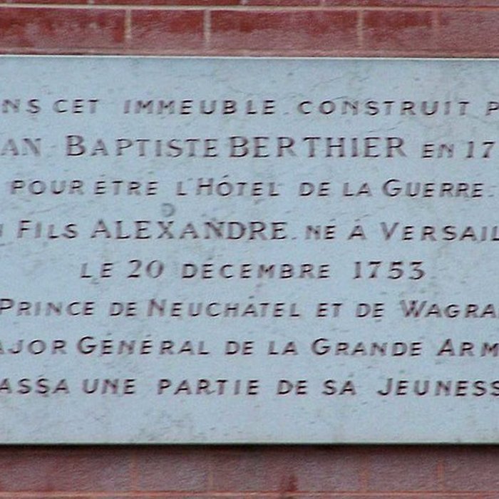 Photo de Hôtel de la Guerre à Versailles