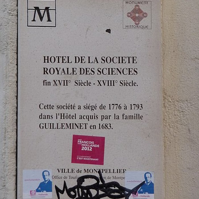 Photo de Hôtel de la Société royale des Sciences à Montpellier