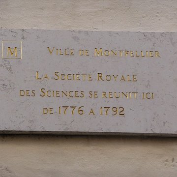 Hôtel de la Société royale des Sciences à Montpellier