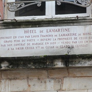 Hôtel de Lamartine à Mâcon