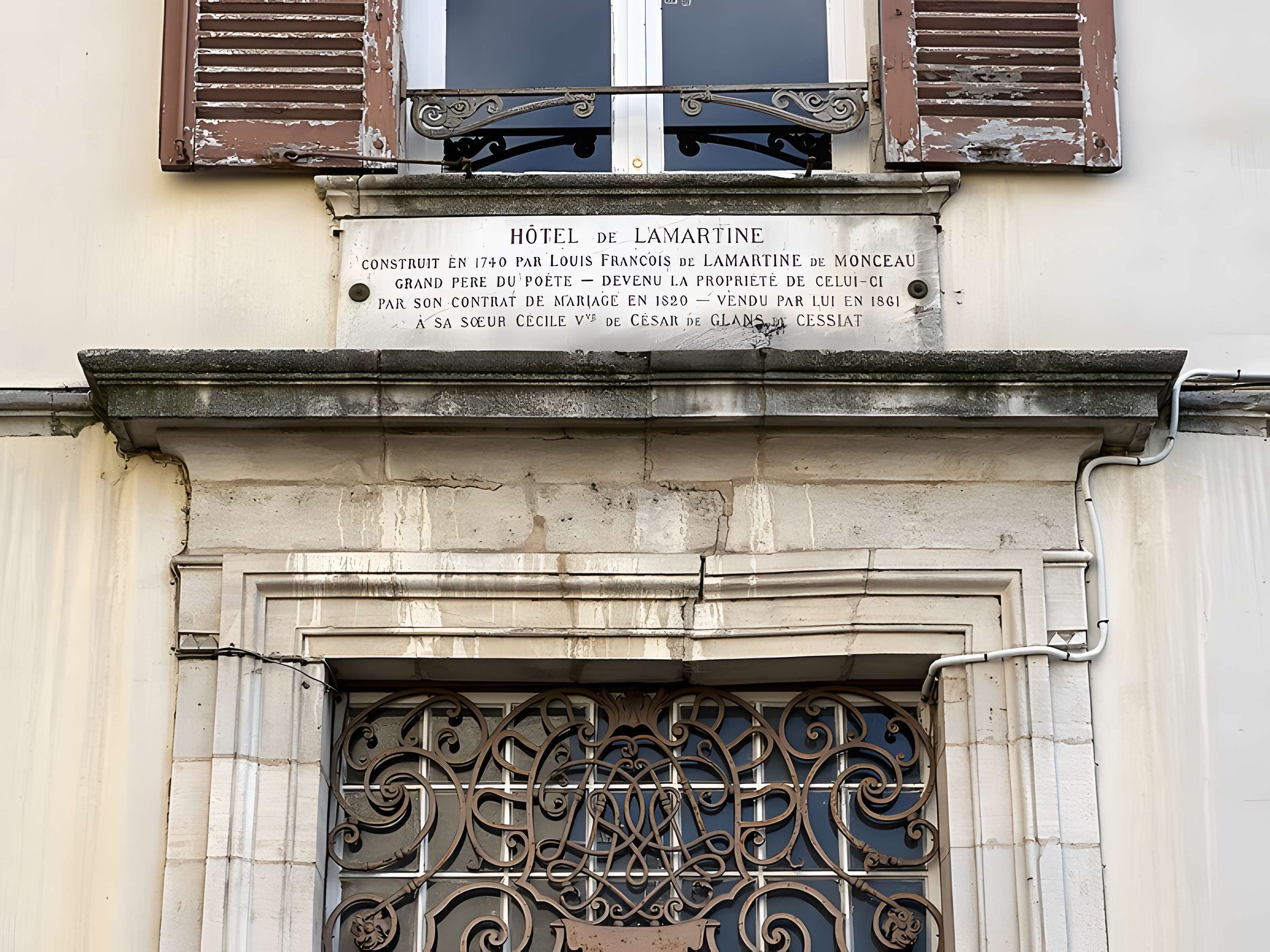 Hôtel de Lamartine à Mâcon