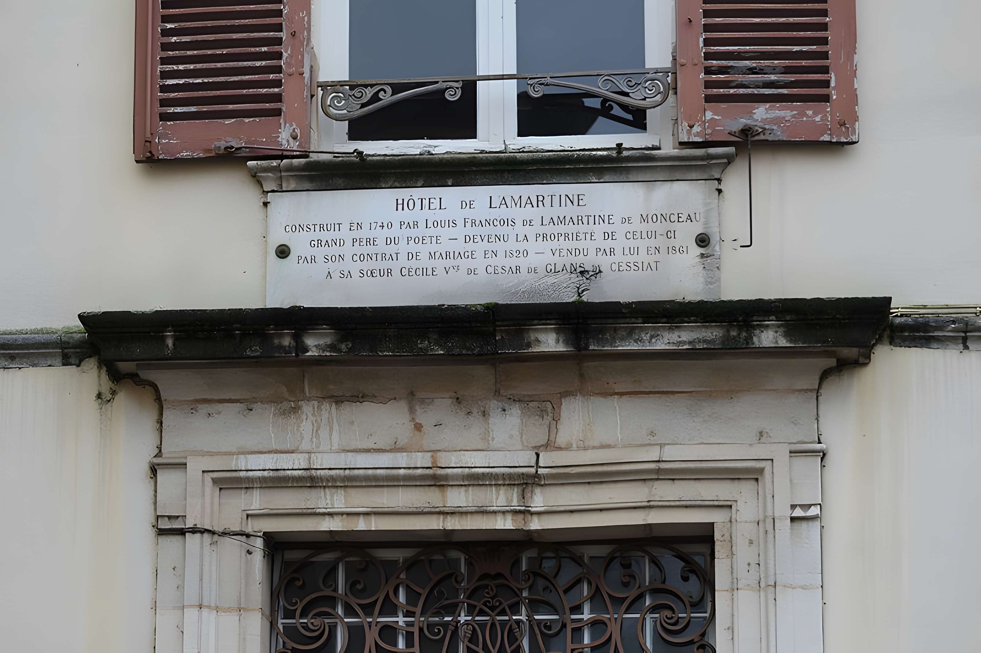 Hôtel de Lamartine à Mâcon