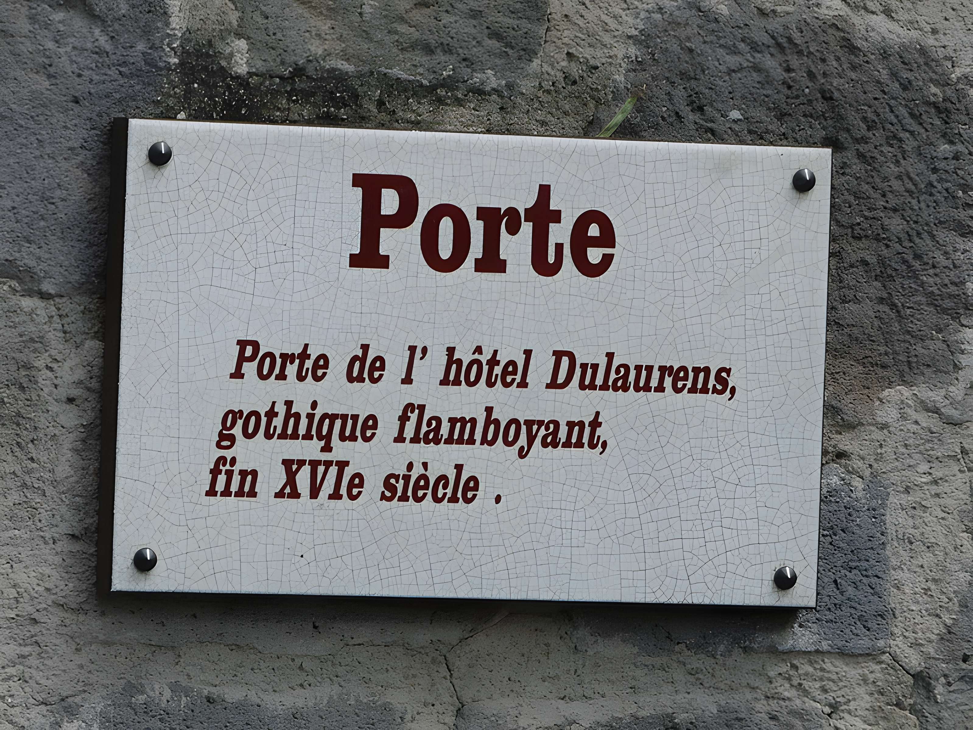 Hôtel de Malras à Aurillac