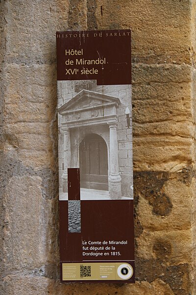 Hôtel de Mirandol à Sarlat-la-Canéda