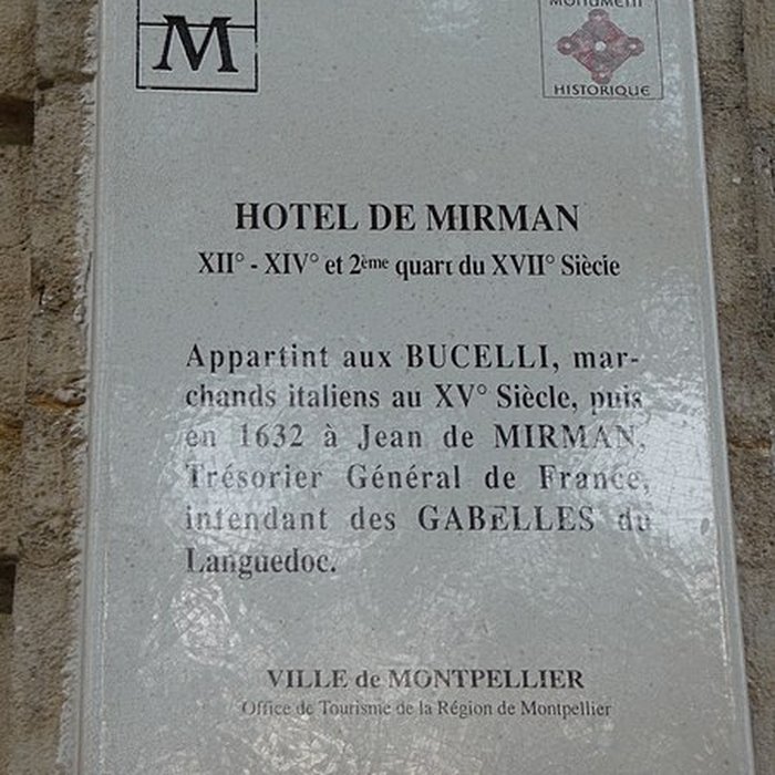 Photo de Hôtel de Mirman à Montpellier