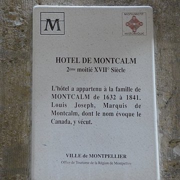 Hôtel de Montcalm à Montpellier